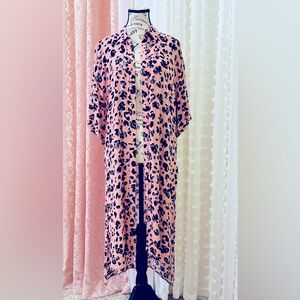 Anthropologie Maeve Rita Button Down Hi Lo Tunic sz M